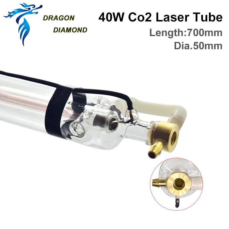 40 Watt Laserröhre Laserrohr Tube für CO2 Graviergerät Engraving Machine 50mm 