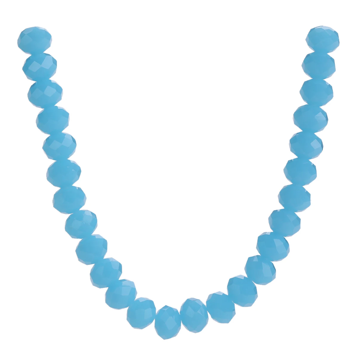 3-12mm Beads Wholesale Glass Faceted Bulk Rondelle Crystal Jade Deep Blue Loose 