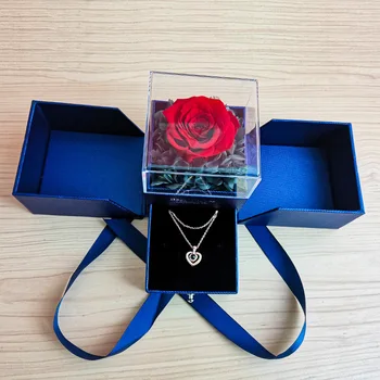

Preserved Flowers Dried Flower Jewelry Gift Box Wedding Decor Mother's Day Valentine's Day Christmas Girlfriend Birthday Gift