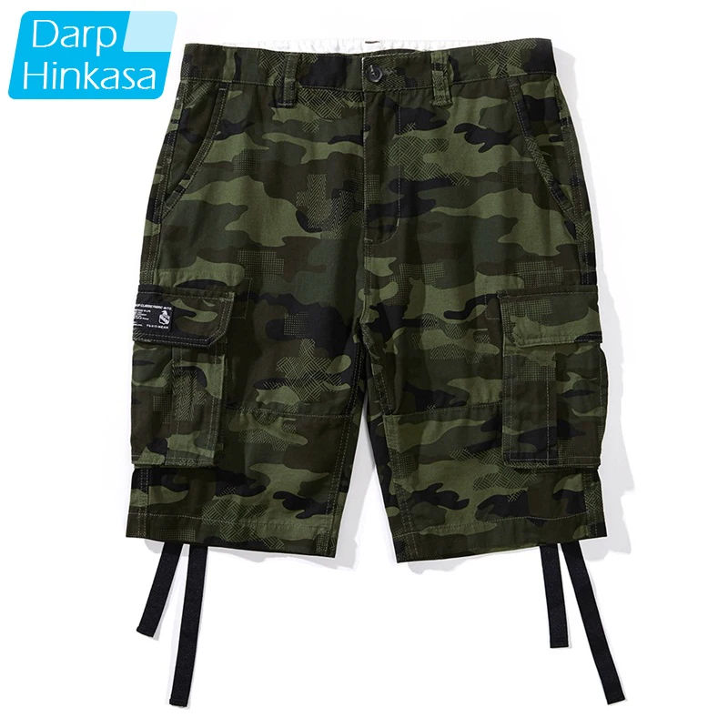 

DARPHINKASA 2020 Summer New Cargo Shorts Casual Men Outdoor Camouflage Tactical Pants Men Breathable Plus Size