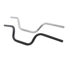 Мотоцикл 22 мм* 700 мм черный хром Ретро Ручка Руль Бар Руль для Harley Honda Yamaha Sportster Кафе Racer