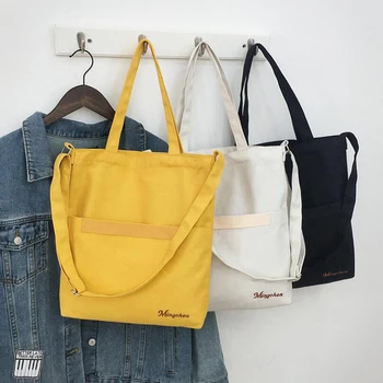 

Women's Canvas Handbags Simple Casual Top Handle Tote Bag Crossbody Shoulder Bag