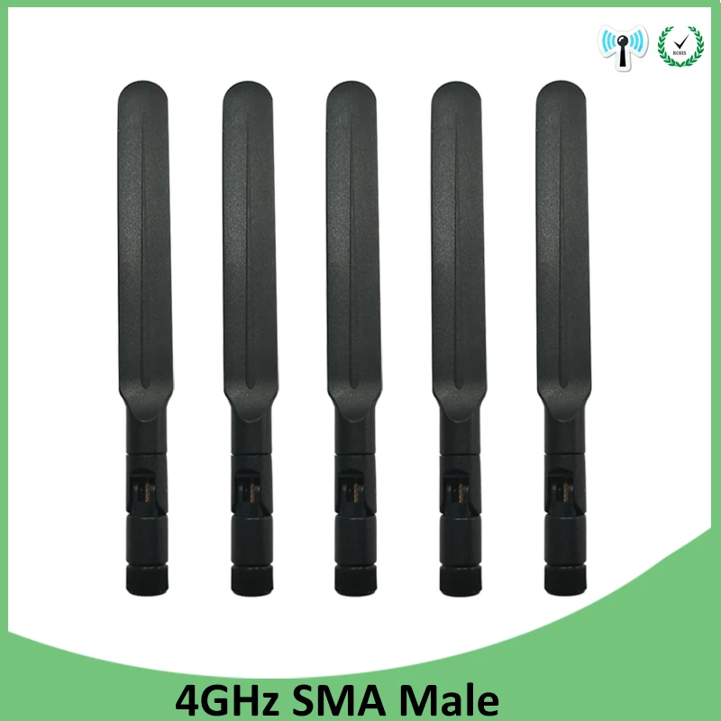 

5pcs 4G Lte Antenna 5dbi Sma Male Connector Plug antena directional external antenne for 4g Router wireless modem lte repeater