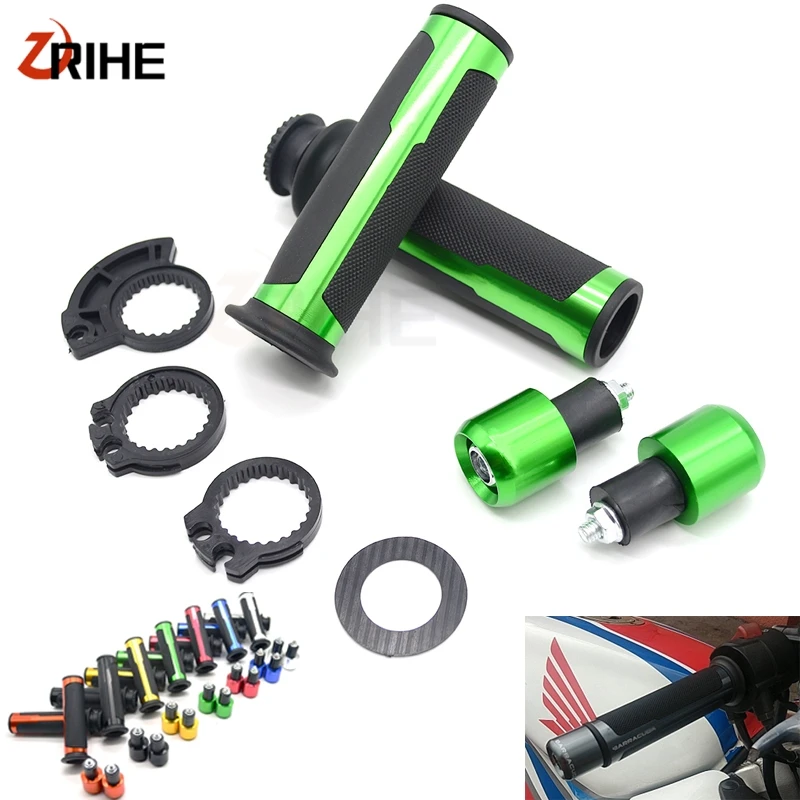 

CNC 7/8"22mm Universal racing Motorcycle Handle Handlebar Grips Handle Bar Ends For Kawasaki Z900 Honda nc750x Yamaha YBR125