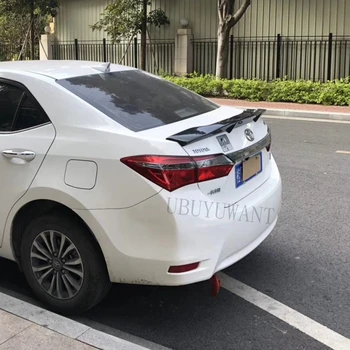 

Fit For Toyota Corolla 2014 2015 2016 2017 ABS / Carbon Fiber Exterior Rear Spoiler Tail Trunk Boot Wing Decoration Car Styling