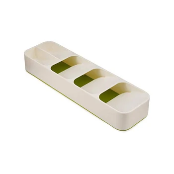 

1pcs Kitchen Drawer Storage Box Knife Fork Separate Storage Tray Divider Tableware Storage Holder Kitchen Tools - White