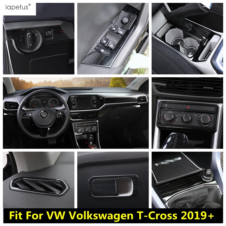 Vano Portaoggetti Faro Lampada Cambio Finestra Pulsante Di Sollevamento Pannello Copertura Trim Accessori Per Vw Volkswagen T-Cross T Cross 2019-2023