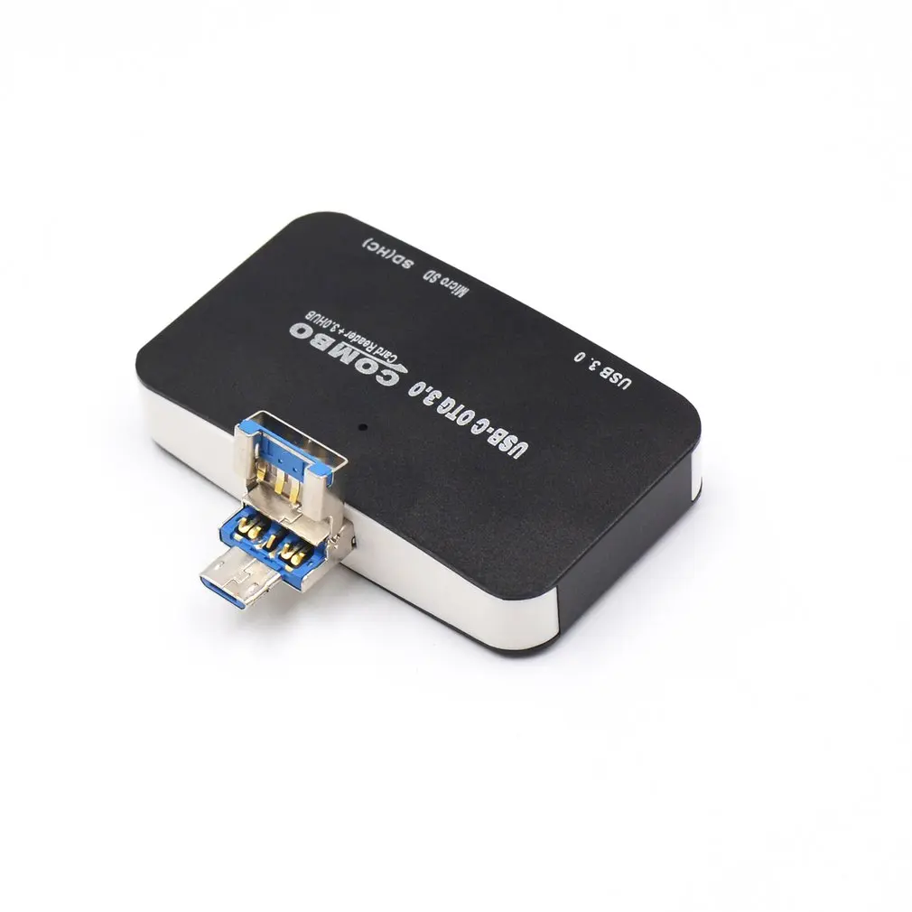 Кард-ридер USB 3,0 все в одном SD/Micro SD Compact Flash смарт-карта памяти Адаптер Тип C OTG SD кард-ридер