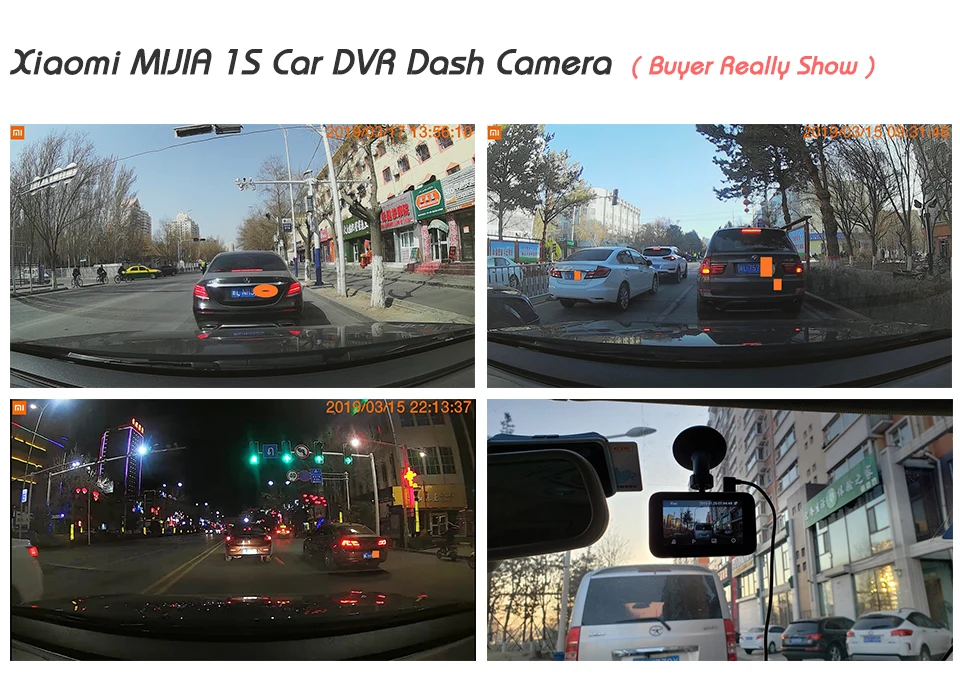 Xiaomi Mijia 1S Автомобильная камера DVR видео рекордер 140 градусов широкий угол 3,0 ''1080 P ips экран 2,4 ГГц wifi Автомобильный рекордер