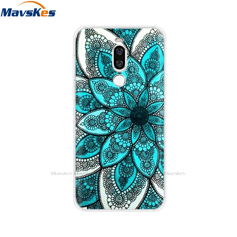 Cases For Meizu Back Cover For Meizu X8 X 8 Flowers Cat Patterned Phone Shell Cover Soft TPU Silicone Protective Cases Fundas Coque For Meizu X8 cases for meizu black Cases For Meizu