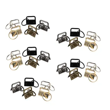 

50pcs Hardware Durable Key Fob Hardware Strap Accessories for Hand Craft Ribbon
