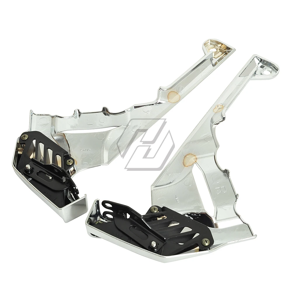 Cena Chrome motocykl przedni zacisk pokrywy skrzynka dla Honda Goldwing GL1800 2018 2019