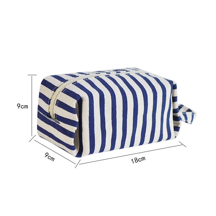 Folding Wash Bag Storage Bag Cotton Material Canvas Travel Storage Bag Set Customizable Printing Logo