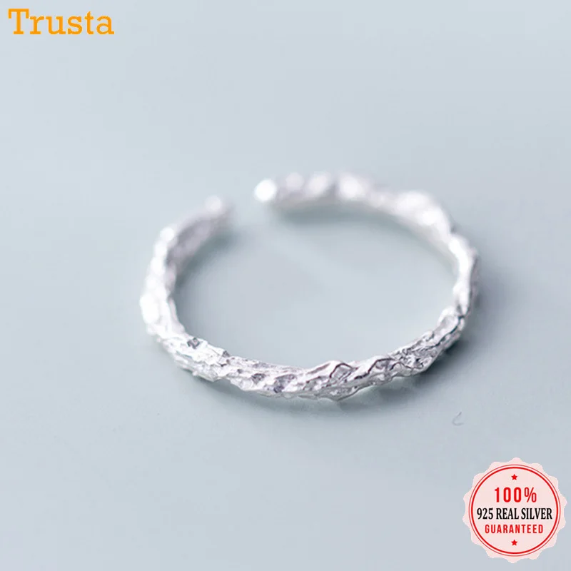Trustdavis 925 пробы серебряные сладкие сухие веточки коктейльное кольцо для женщин модное серебряное 925 Ювелирное кольцо DA427