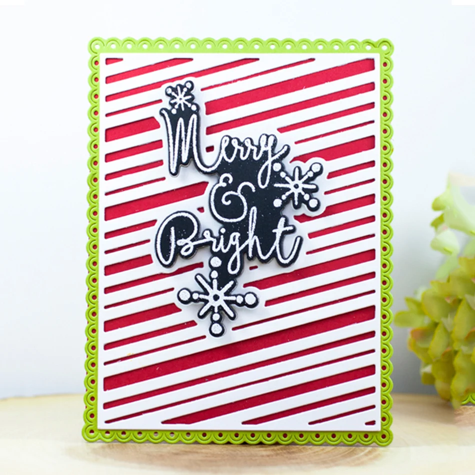 

YaMinSanNiO Quick Notes Clear Stamps and Dies 2019 for Card Making Craft Dies Scrapbooking Background Dies Stamp Sets and Dies