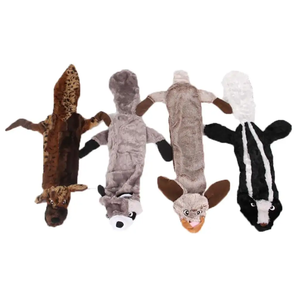 

Dog Squeaky Toys No Stuffing Plush Pet Chew Toy for Small Medium Large Puppy, Training, companionship, safety, durable cute toys