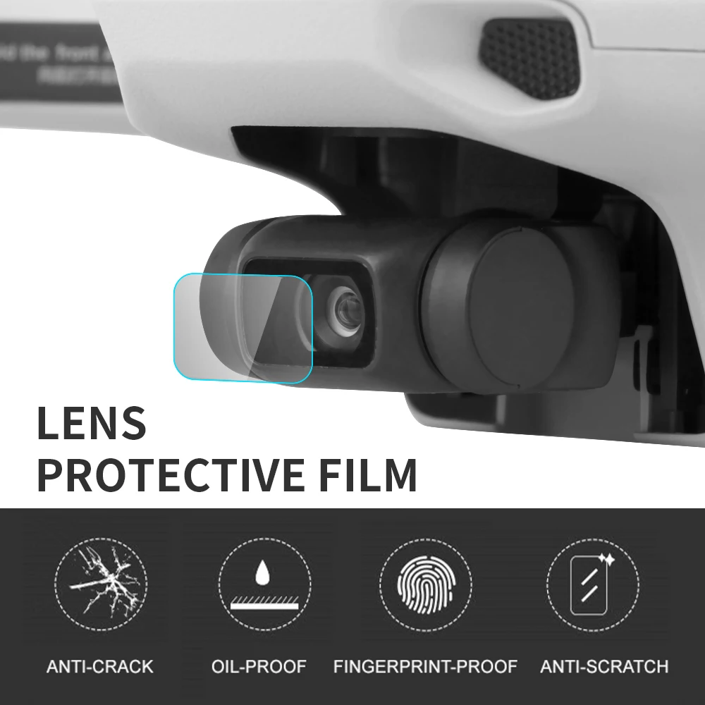 2 комплекта Защитная пленка для объектива камеры HD из закаленного стекла Защитная пленка для объектива для DJI Mavic Mini Drone аксессуары
