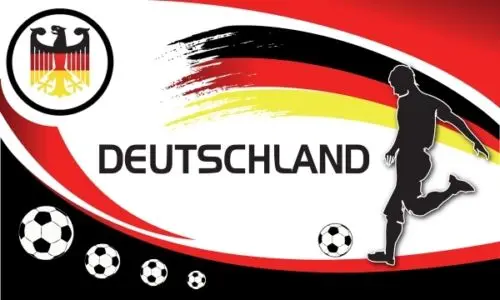 3ft x 5ft3 x 5ft флаг Deutschland Fussball Adler schwarz печатный баннер, флаг из полиэстера Размер 150*90 см