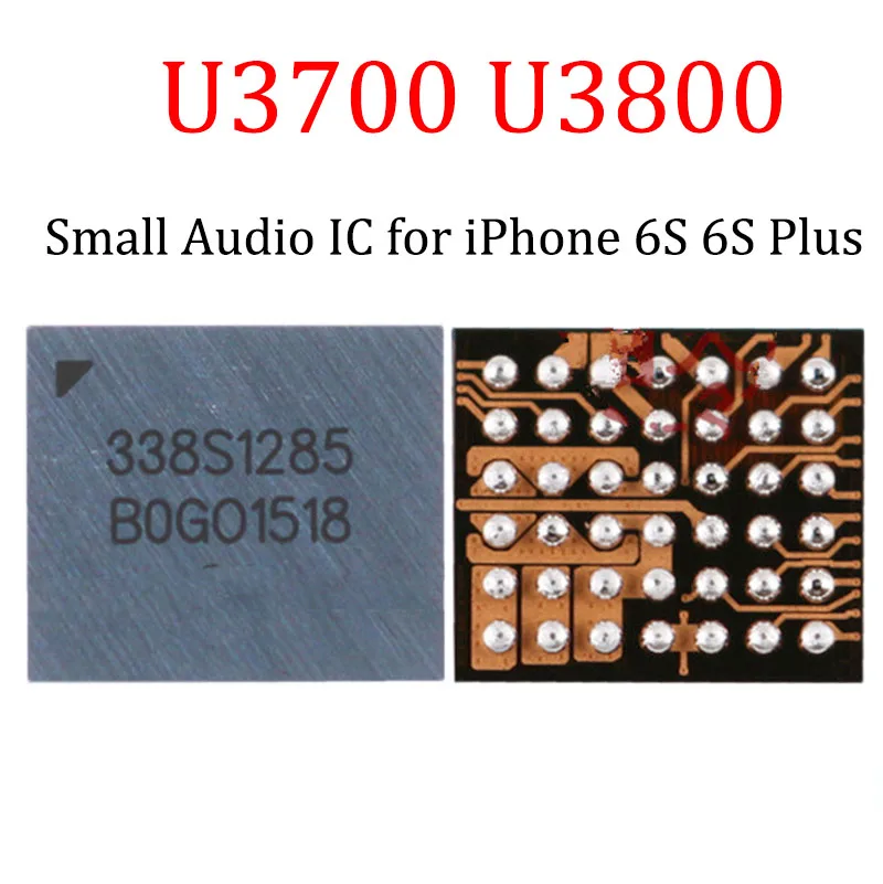 

10Pcs/lot U3700 U3800 Small Audio IC Chip for iPhone 6S 6S Plus Phone Fix Replacement Parts New Small Ring IC Chip