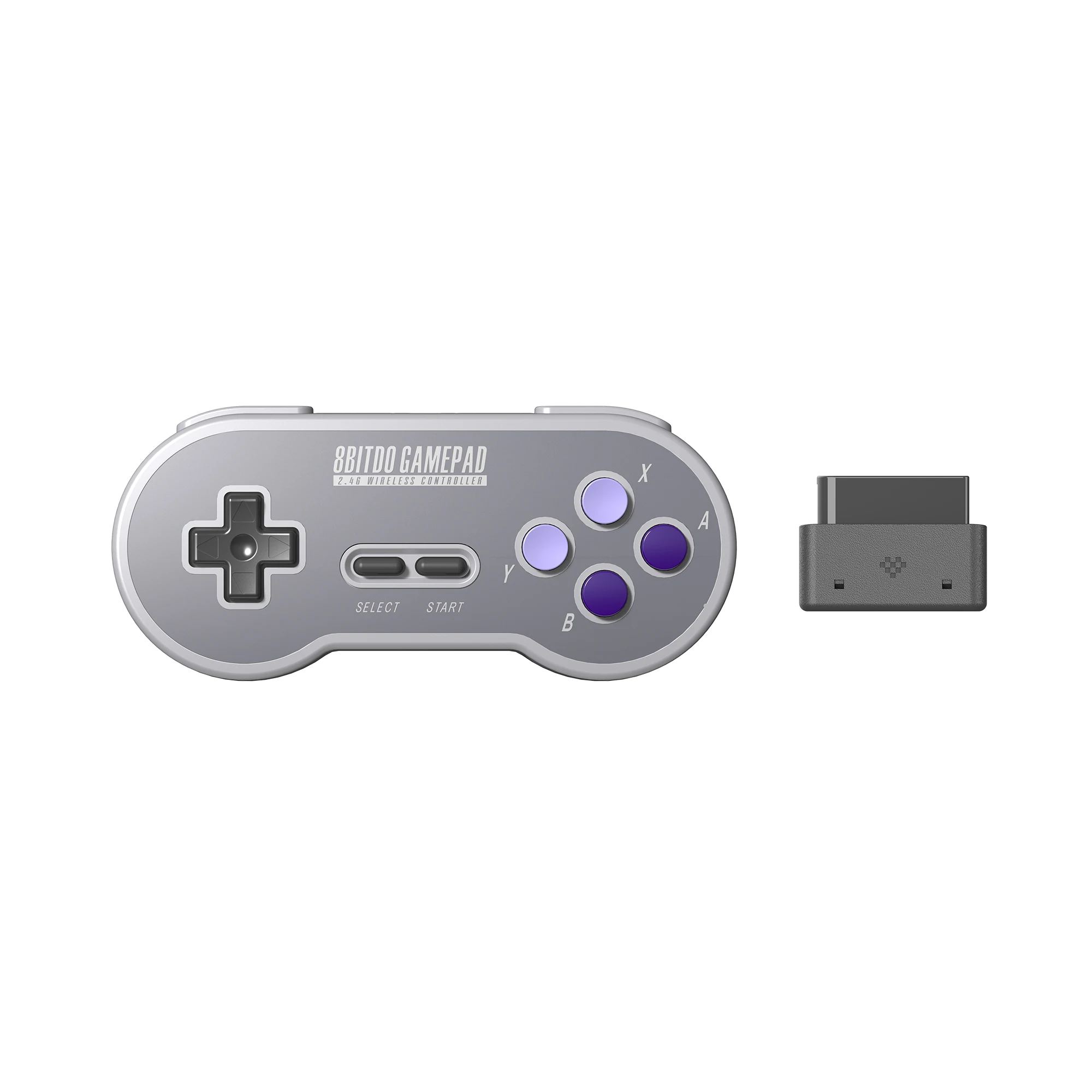 8bitdo SN30 2.4G bezprzewodowy pad do gier do oryginalnego SNES/SFC (SN/SF/przezroczysty Edition) - Super NES 3 8bitdo SN30 2.4G bezprzewodowy pad do gier do oryginalnego SNES/SFC (SN/SF/przezroczysty Edition) - Super NES 3