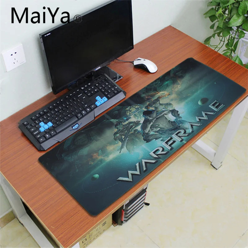 MaiYa warframe игровой резиновый коврик для мыши игра скорость/Управление версия большой игровой коврик для мышки с Аниме Коврик для мыши - Цвет: Lock Edge 30X90cm
