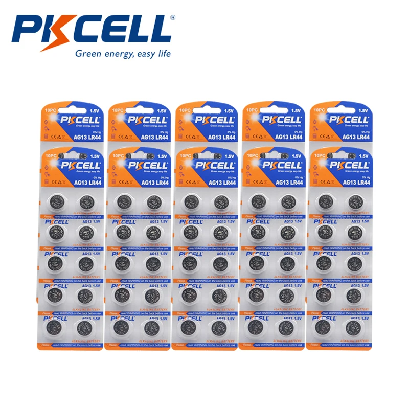 40 Pack LR44 AG13 357 303 SR44 Batteries 15V Button Coin Cell Battery 