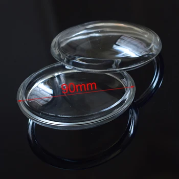 

2pcs Round Diameter 90mm Fog Lights Lamps Anti-fog Glass Tempered Glass For Nissan Xterra Note Sentra Navara Interstar Frontier