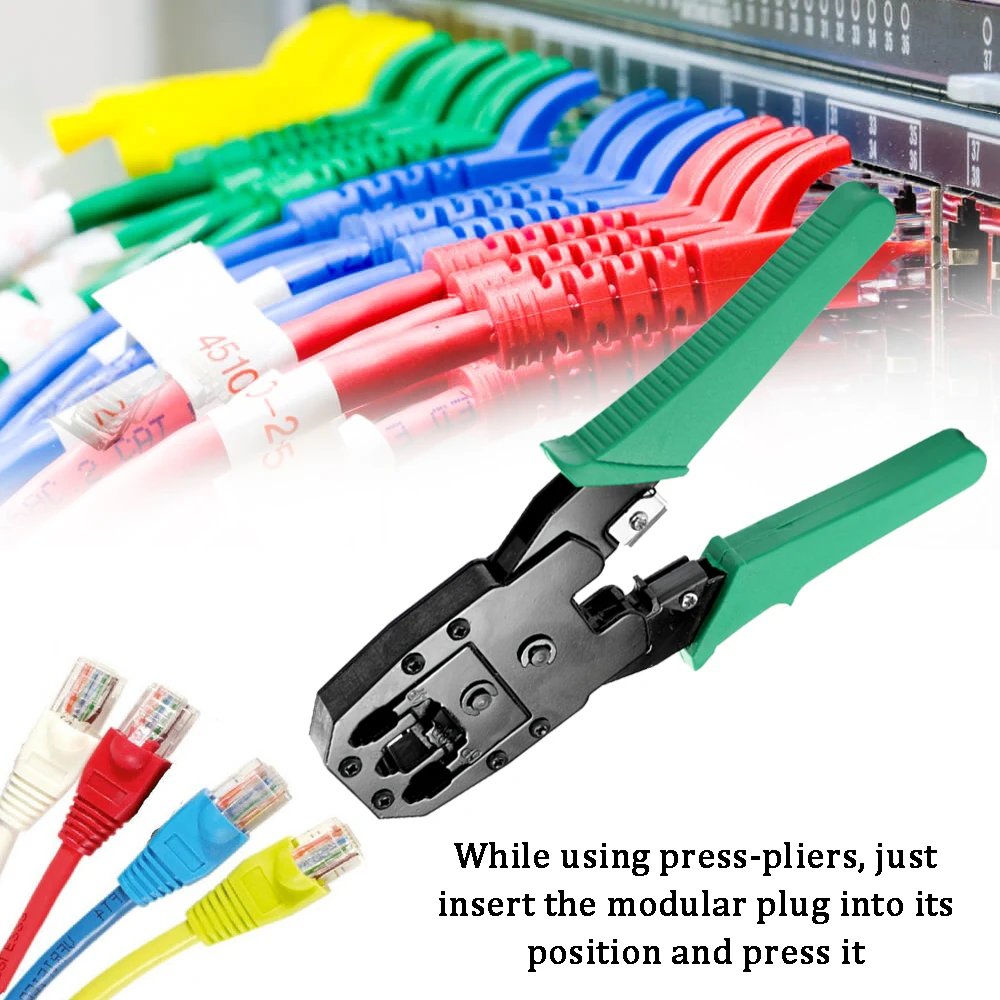 Многофункциональная сетевая аппаратная сумка инструмент портативный Ethernet сеть LAN кабель щипцы плоскогубцы инструменты набор для ремонта сети Набор инструментов