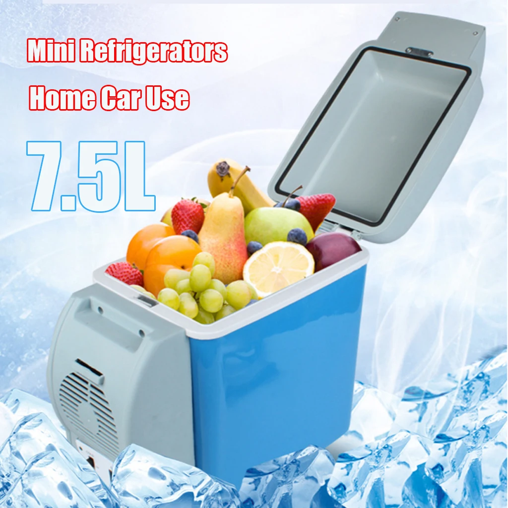 7.5L Mini Car Fridge Refrigerator Electric Freezer Warmer Auto Compressor