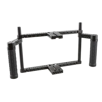 

HDRIG Full-frame Camera Cage With Rubber Handles Baseplate Top Plate For Large-sized DSLR