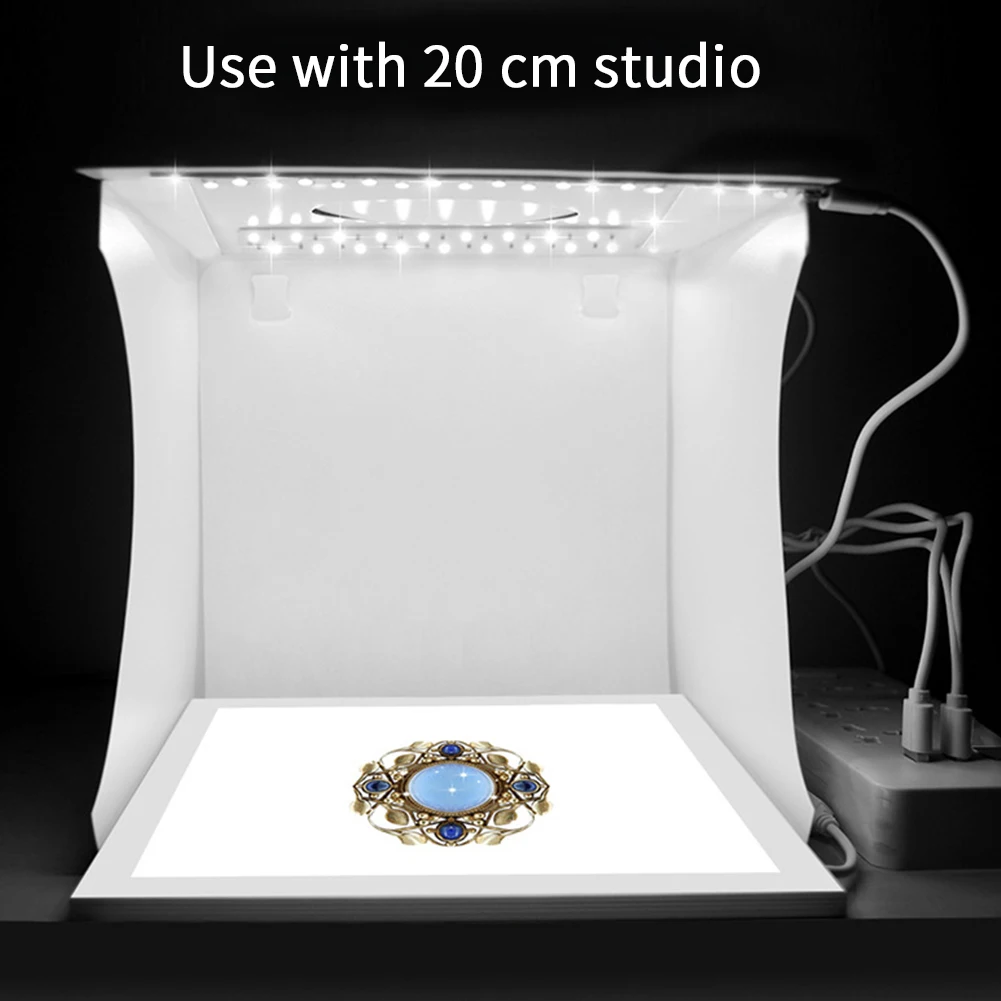 20 Cm Practical Photo Studio Easy Apply Super Bright No Flicker Panel Pad LED Lamp Shadowless Light Photography Background
