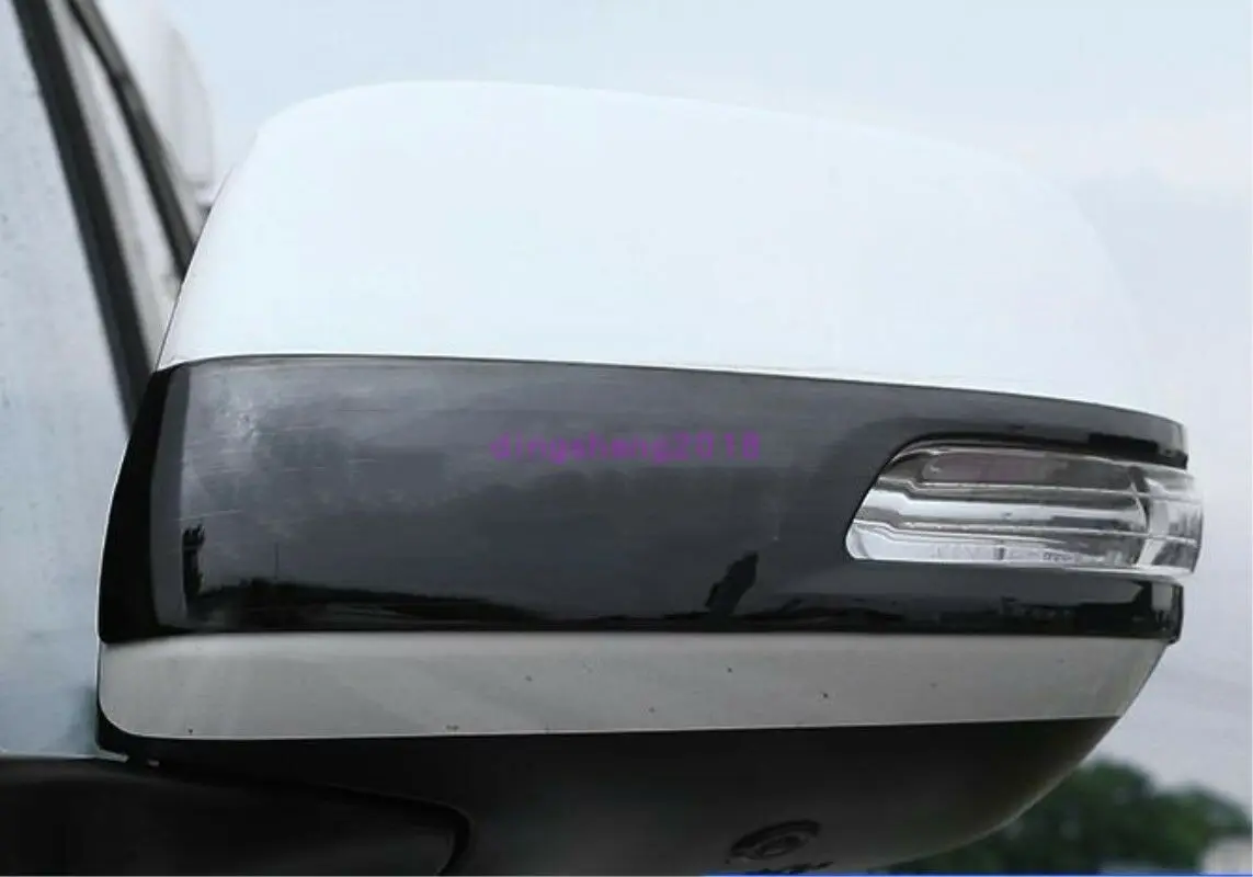 Для Toyota Prado FJ150- черное зеркало заднего вида декоративная отделка автомобиля модификация автомобильные аксессуары
