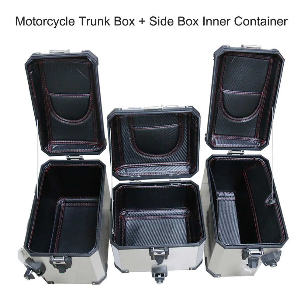 Багажник мотоцикла коробка+ Боковая коробка внутренний контейнер багажник боковая седельная сумка верхняя крышка внутренняя сумка для BMW R1200GS R1250GS LC/ADV 2013