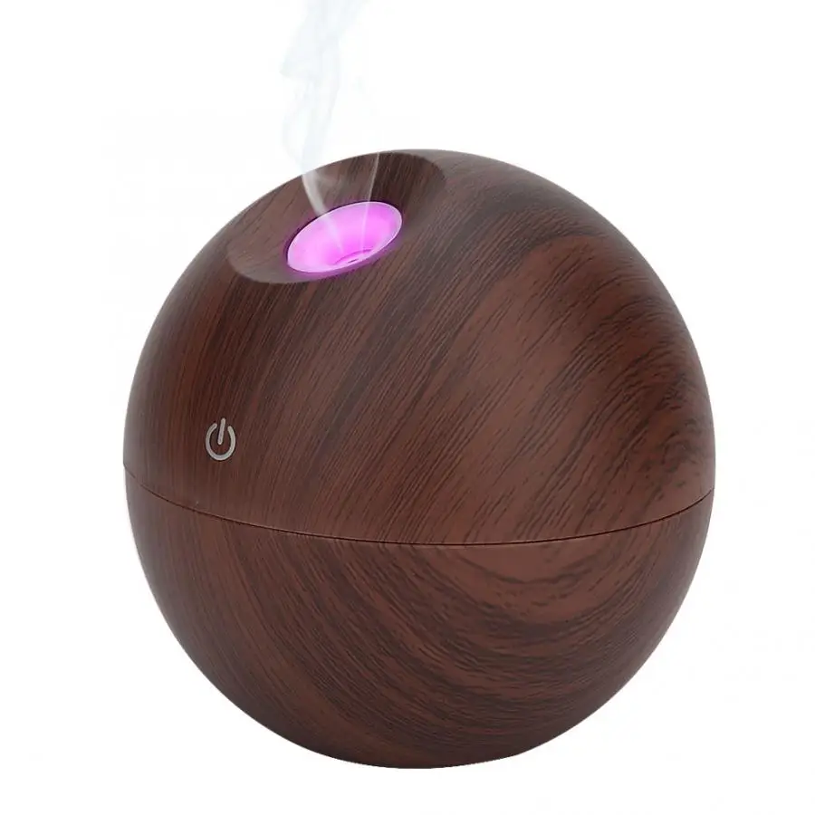 

USB Essential Oil Diffuser Ultrasonic Humidifier 130ml Colorful LED Air Mist Maker Diffuser Mute Humidifier for Office Home Tool