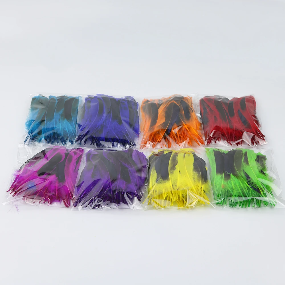 9 8 mixcolors duck feather 7