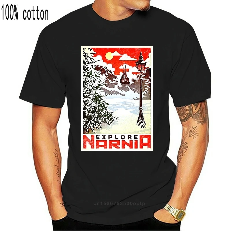 Футболка Narnia C.S. Классическая книга Льюиса фантазийный гардероб Лев ведьма
