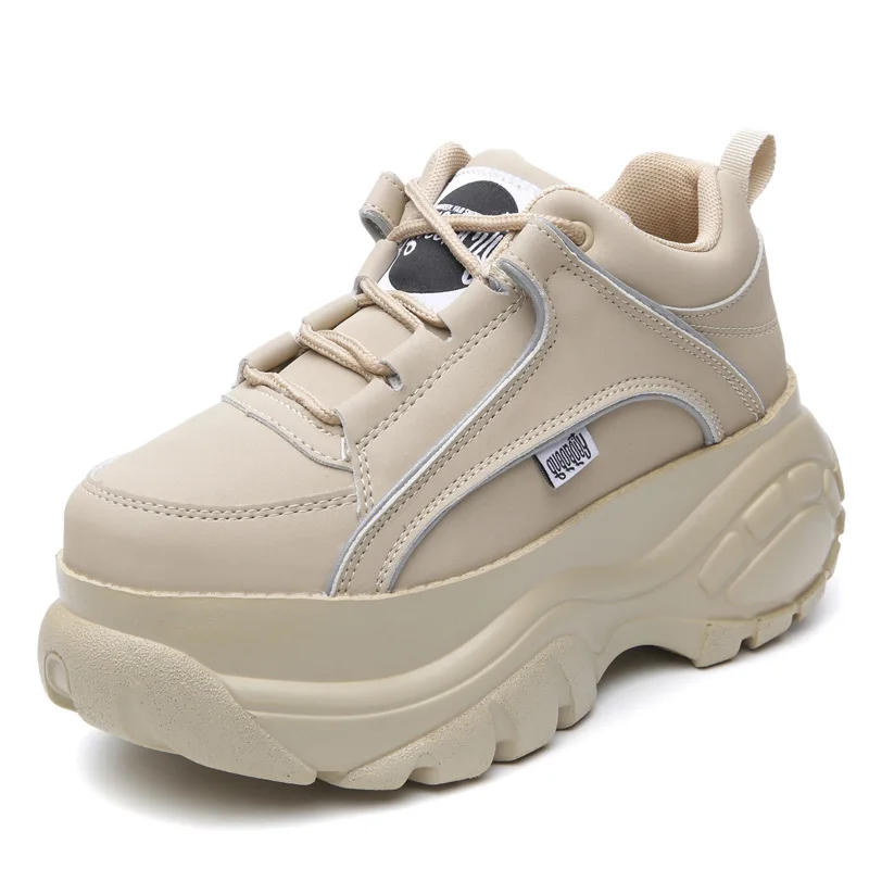 

2490ins Europe And America Thick Bottomed Athletic Shoes Women's Harajuku Elevator Platform Shoes Retro Dad Shoes Korean-style C