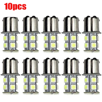 

Universal 10pcs Cool White 1157 13SMD RV Camper Trailer LED Light Tail Brake Bulb 1141 Car Styling Accessories