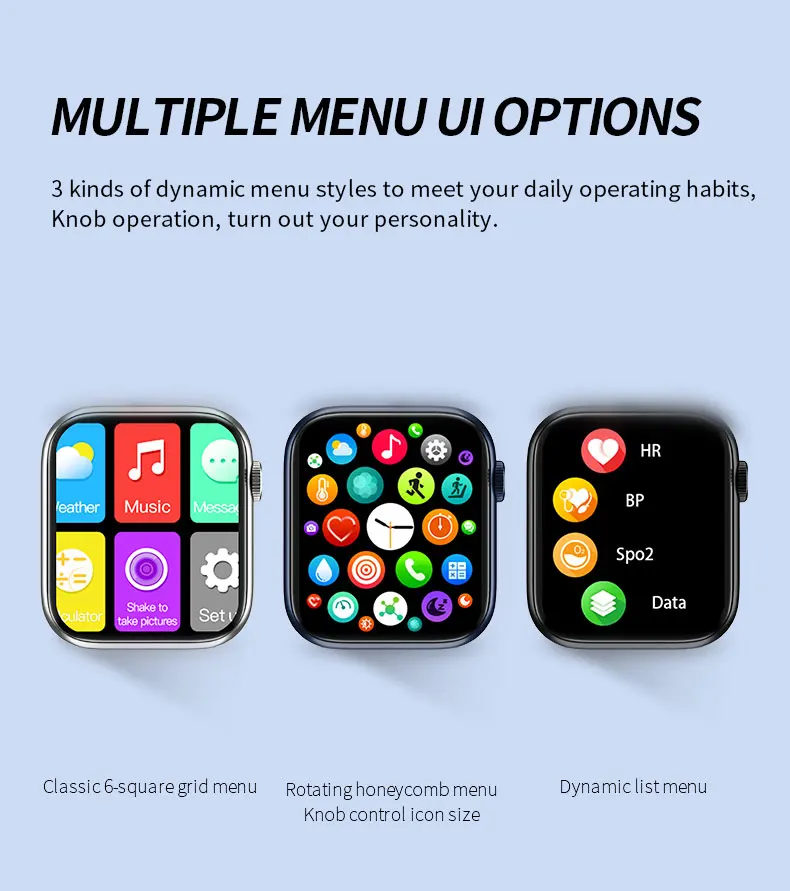 Wearpai Smart Watch HW19 Full Screen Sleep Monitor Double Buttons Make Call Smartwatch Sport Women Men pk iwo 13 W46 IWO W37 PRO