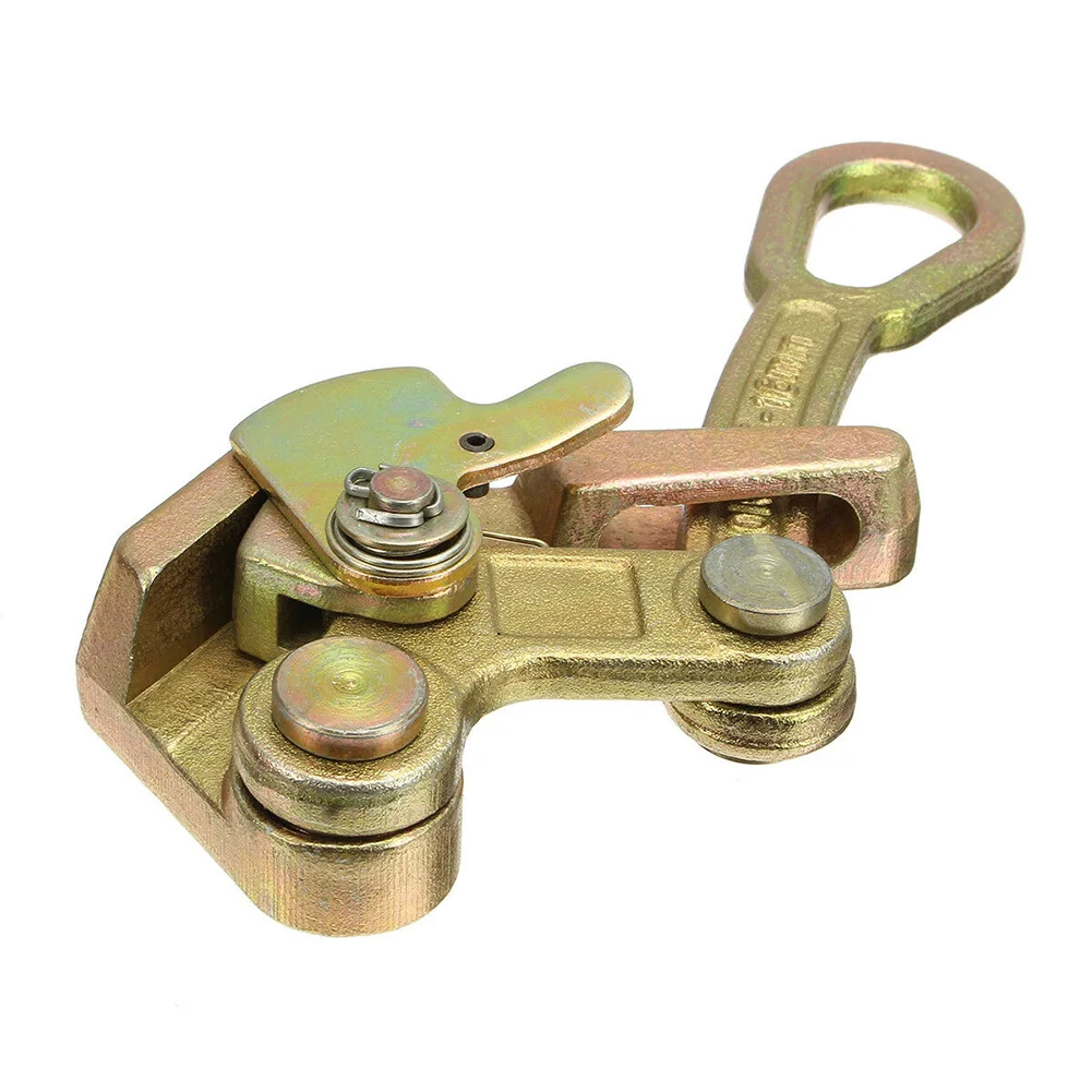 

Wire Rope Multifunctional Jaw Cable Grip 1 Ton Clamp Electricity Mini Non-Slip 2.5-16mm Carbon Steel Pulling Haven Tool