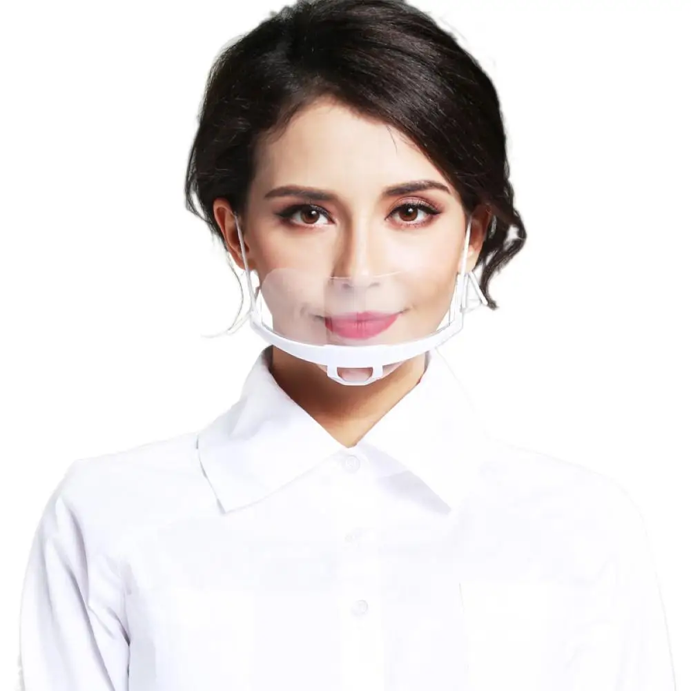 

Transparent Face Mask Special Anti-fog Spray Saliva Chef Spit Plastic Kitchen Restaurant Anti-bacteria Mask