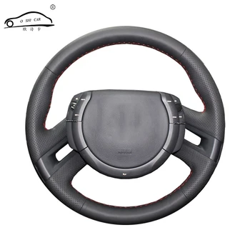 

Artificial Leather car steering wheel braid for Citroen C4 Picasso 2007-2013/Custom made Steering cover