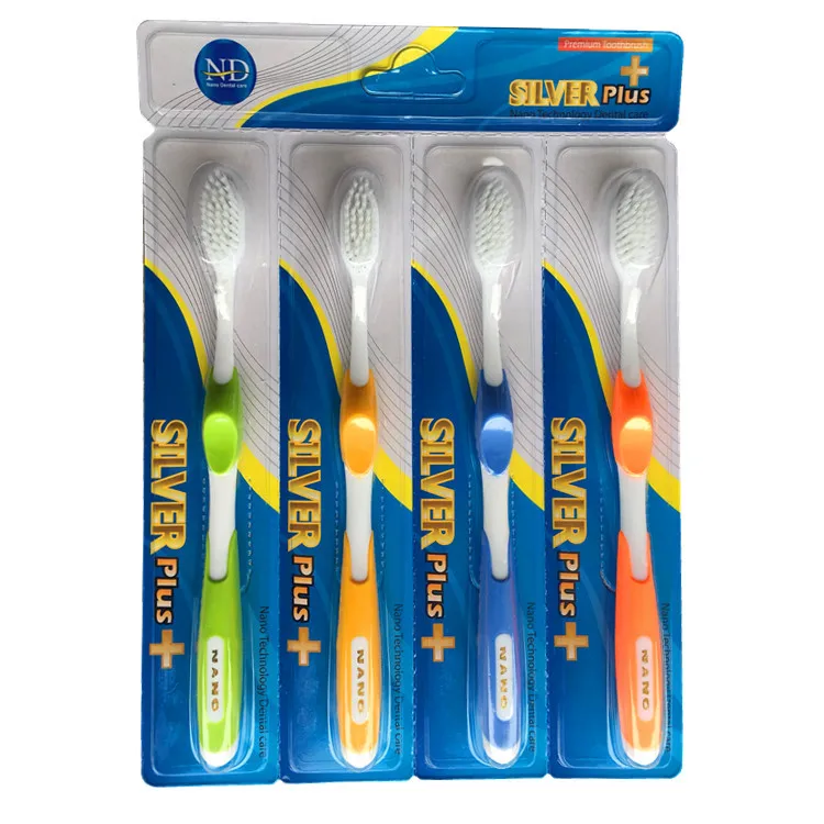 

South Korea Nanometer Toothbrush Second Generation 16 Grams of Silver Toothbrush Soft Bristle Stall Supply of Goods Send Sale Re