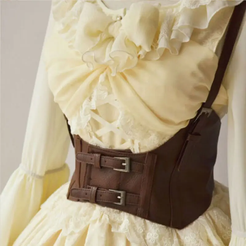 Модный женский жилет эластичный пояс корсет широкий Cincher с пряжкой Женская одежда Аксессуары женские украшения
