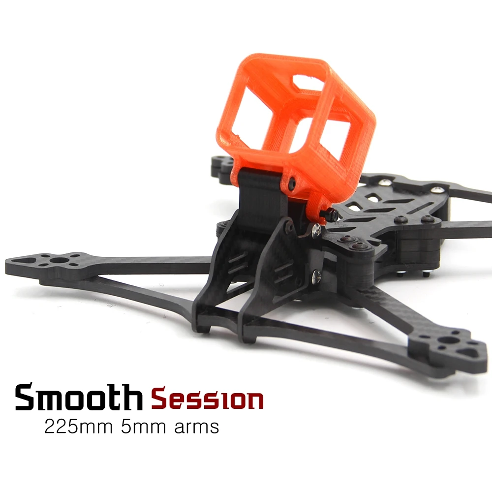 Smooth 5inch V1 Гладкий 5 дюймов V1 V2 225 225 мм H тип FPV гоночный Квадрокоптер Дрон рамка 5 мм Arm совместимый для gopro session/gopro hero камера - Цвет: Smooth 5inch V1
