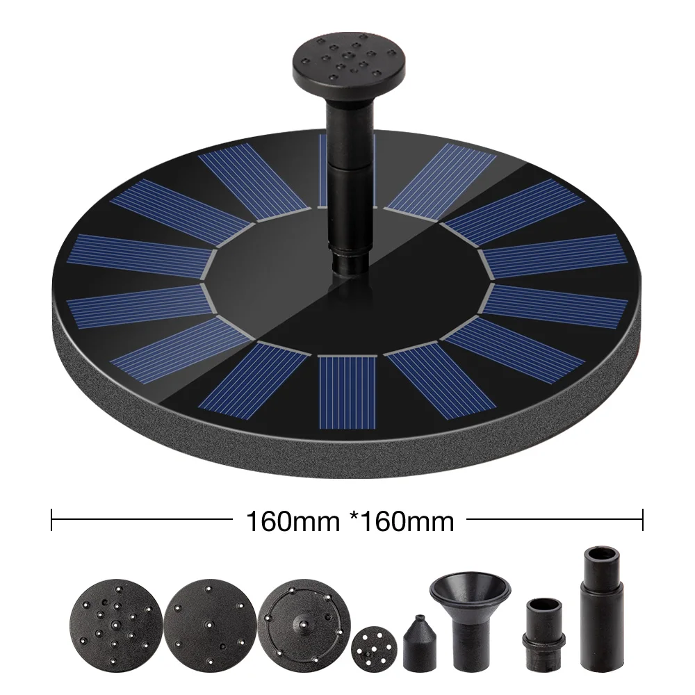 Outdoor Solar Fountain For Garden Fountain Solar Water Fountain Indoor Solar Water Pump Fountain PoolWaterfall Garden Decoration