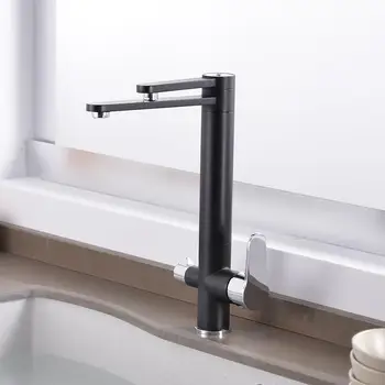 

Basin Faucet Black Square Bathroom Sink Faucet Tap Stainless Steel Bathroom Faucet Deck Mounted Basin Mixer Tap
