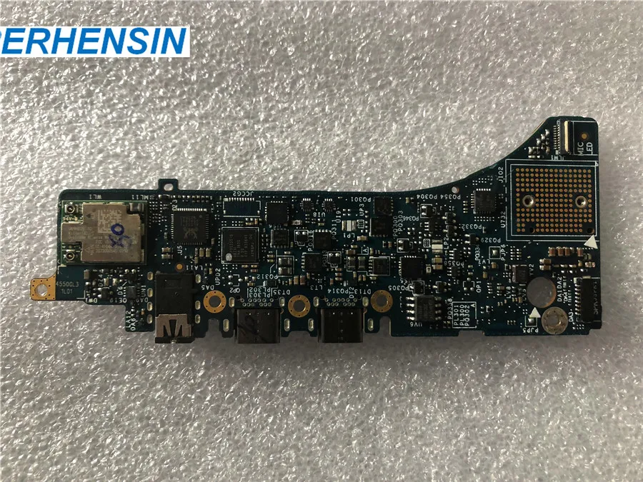 Porta de Carregamento Usb tipo c Placa de Áudio Original para Dell Xps 15 9575 Yh2h0 0yh2h0 Ls-f211p - Imagem 2