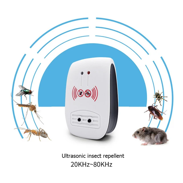 1Db -Os Kártevő Elutasítja Az Ultrahangos Szúnyog Egér -Repellert Elektronikus Rágcsáló Rovar Patkányok Kártevőirtó -Riasztó Otthoni Beltéri - Image 5