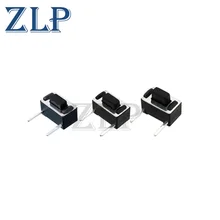 

3*6*5 White/Black Side Feet 2 Pins Touch Button Micro Switch ON/OFF Without Positioning column For Arduino Maker Induction